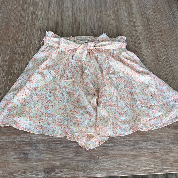 NWT, Skies Are Blue paper bag shorts, pastel, size Small - Picture 7 of 7